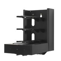 Sonos Amp x 4 Dock in black is an easy, intelligent, elegant smart home and Sonos architectural solution from Mountson Australia. Vertical mounting view.