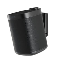 Premium, elegant, and easy to use Sonos One, One SL wall mount in black from Mountson Australia. The highest quality material, fit & finish with flat-rate shipping Australia Wide. Right Side View with Sonos ONE.