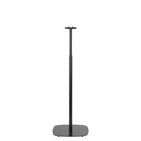 Premium black adjustable floorstand for Sonos ONE, One SL from Mountson Australia. An elegant, versatile home theatre & audio solution available with flat-rate shipping Australia wide.